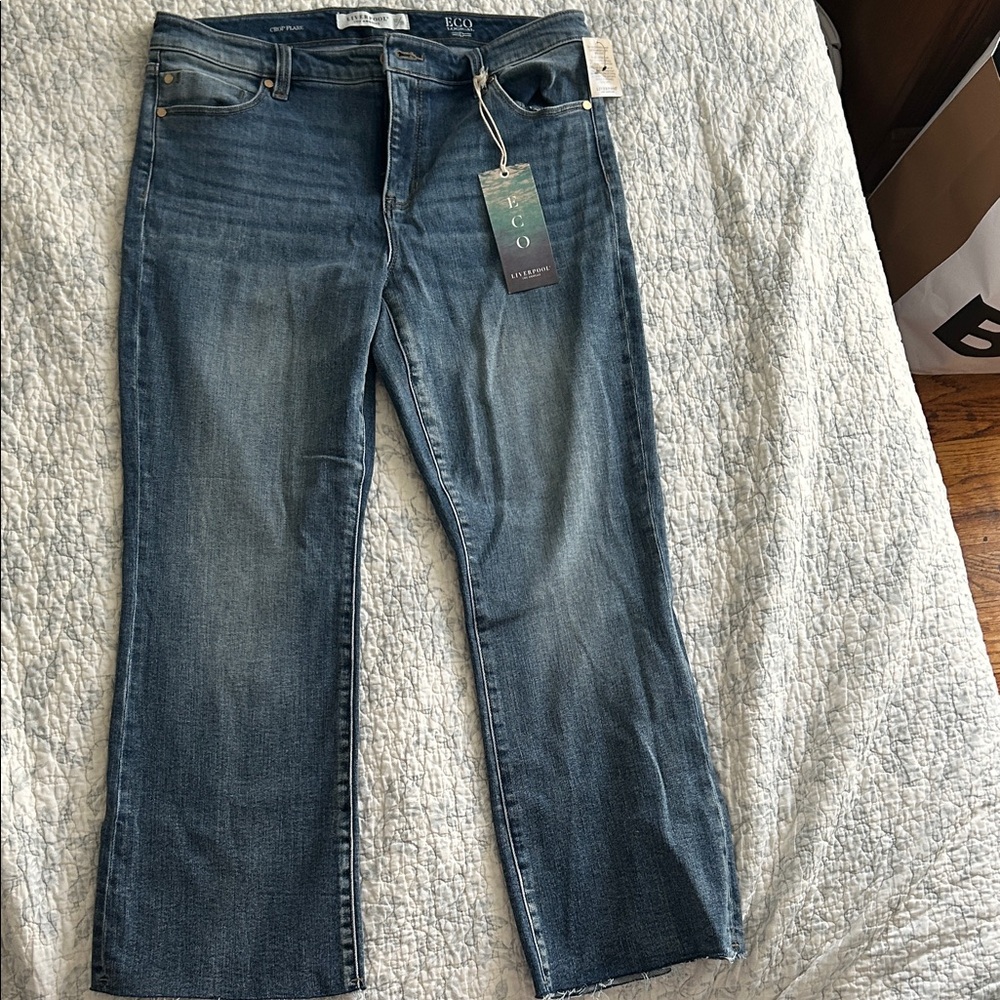 Liverpool Women's Denim Straight Leg Jeans